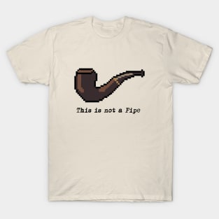 THIS IS NOT A PİPE - pixel art T-Shirt